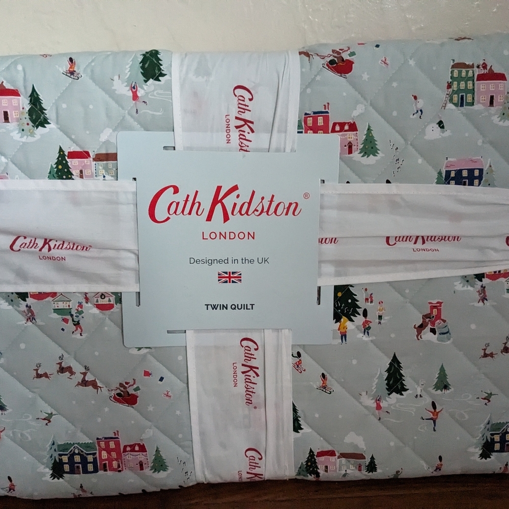 Cath Kidston Snow Day Twin Quilt Christmas bedding England soldiers